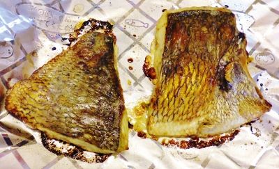 鮮魚店の方曰く人気ない 笑 黒鯛の塩麹焼き 水は方円の器に随う