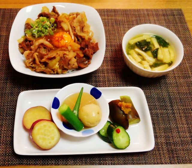 肉系の丼がつづいた 牛丼 水は方円の器に随う 肉系の丼がつづいた 牛丼 水は方円の器に随う