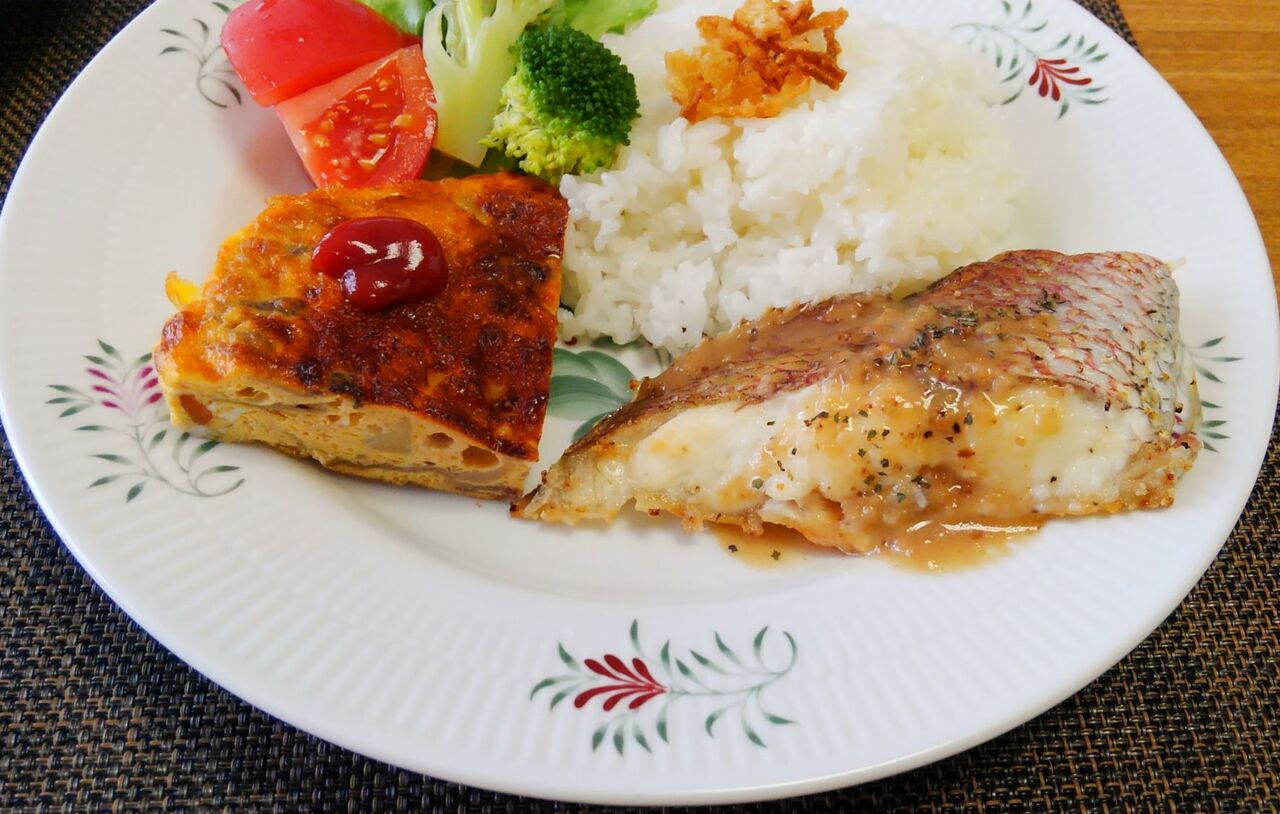 美味しさより食べやすい方が人気 鯛のムニエル 水は方円の器に随う