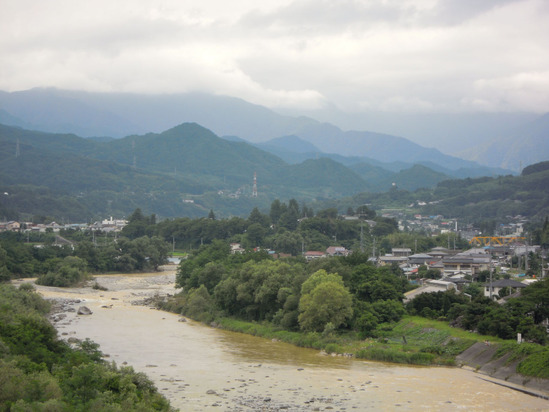利根川のにごり