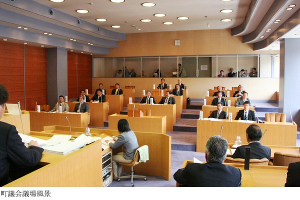 町議会議場風景２
