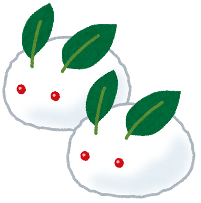 2月イラスト 雪うさぎ 20150205