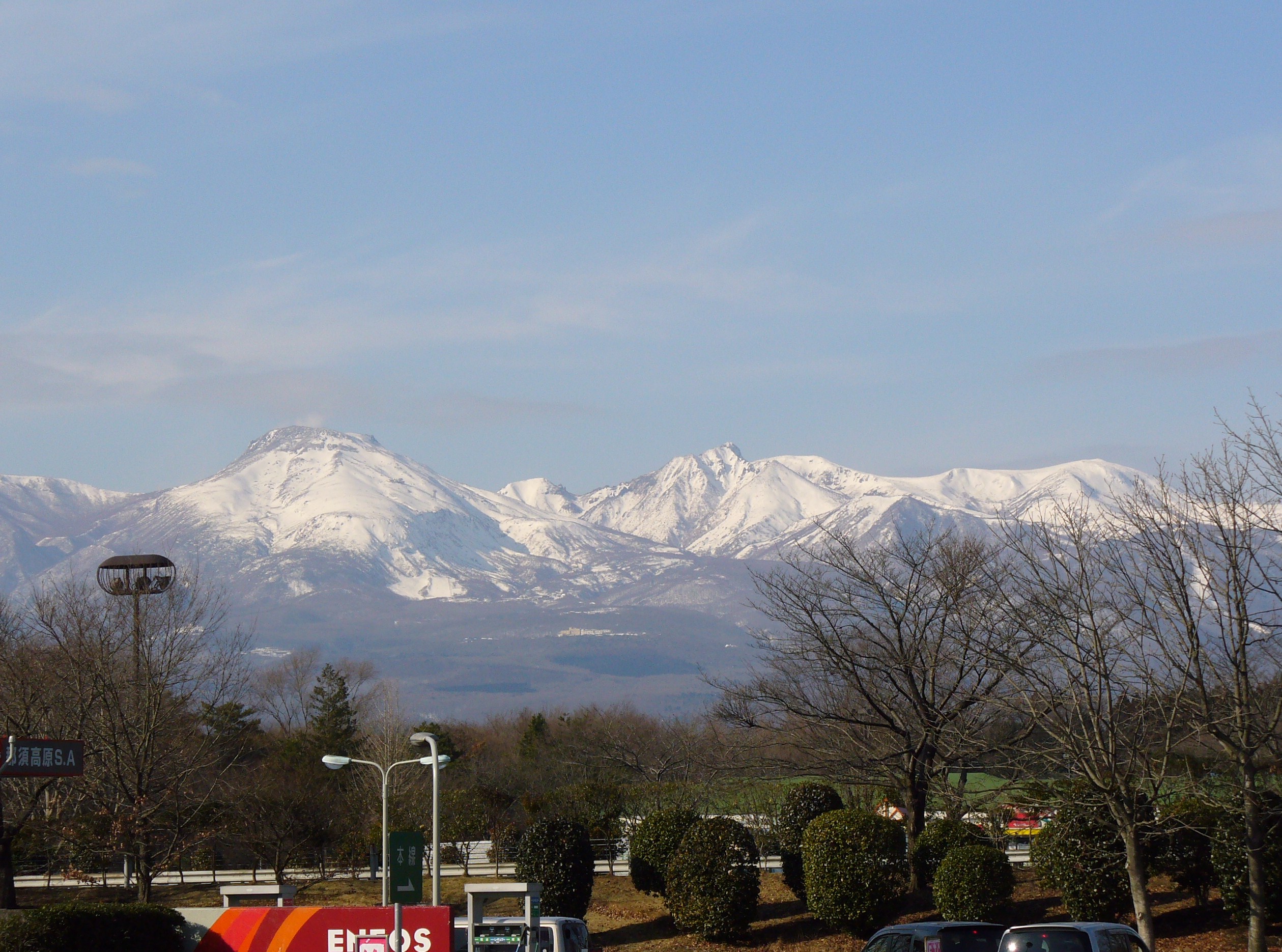 南会津から見た那須連山 南会津の輪