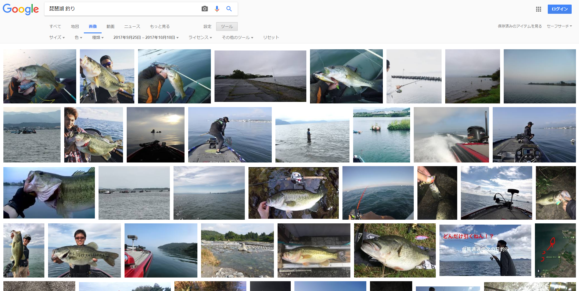 琵琶湖釣りッター 2017年10月前半分 南びわ湖エリア情報 琵琶湖釣りッター 2017年10月前半分 南びわ湖エリア情報