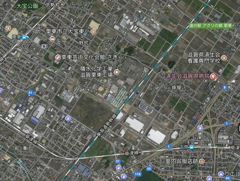 南びわ湖駅計画跡地