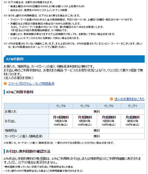 住信SBIネット銀行出金手数料2
