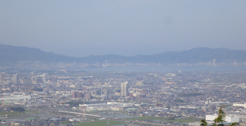三上山から見た南びわ湖エリア