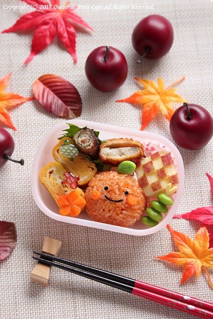 秋冬の幼稚園お弁当 サンタくまちゃん スヌーピーのお弁当 おうち De Petit Cafe お菓子と愉しむ時間