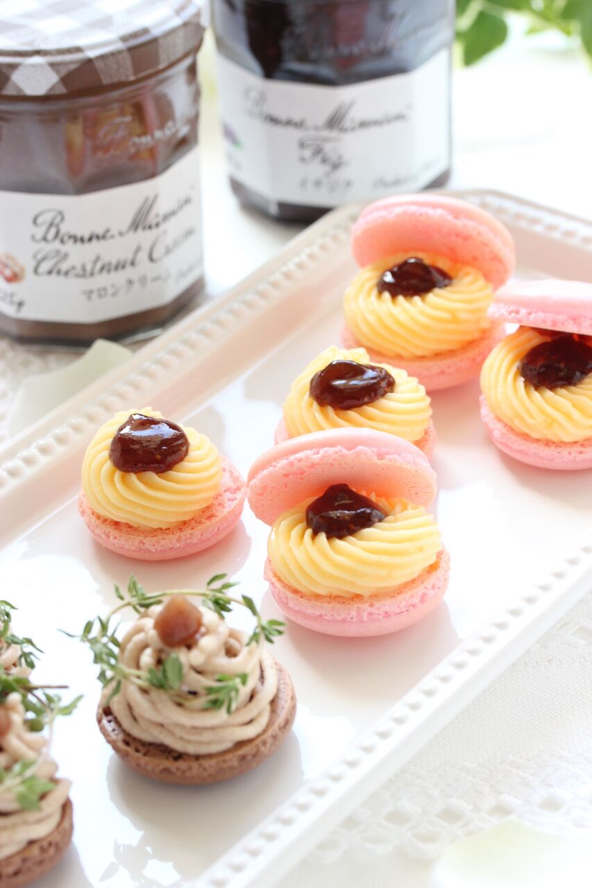 マカロンモンブラン マカロンフィグ おうち De Petit Cafe お菓子と愉しむ時間 マカロンモンブラン マカロンフィグ おうち De Petit Cafe お菓子と愉しむ時間