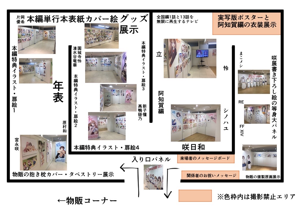 咲 Saki 15周年記念展に行かないと見られないものまとめ 水面日和