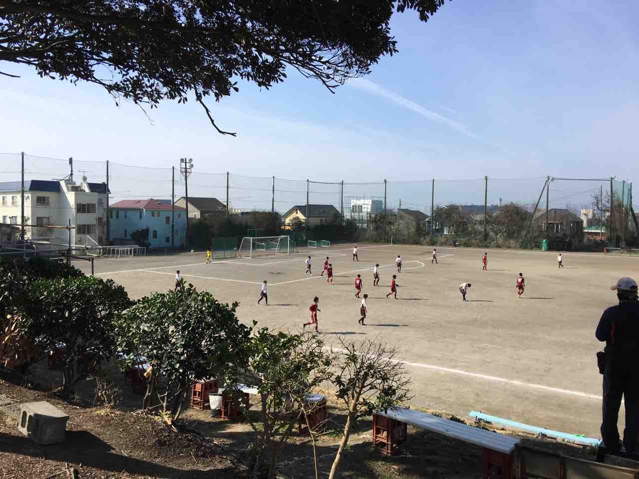 鎌倉高校サッカー部との練習試合 湘南に住むパパのサッカー応援ブログ