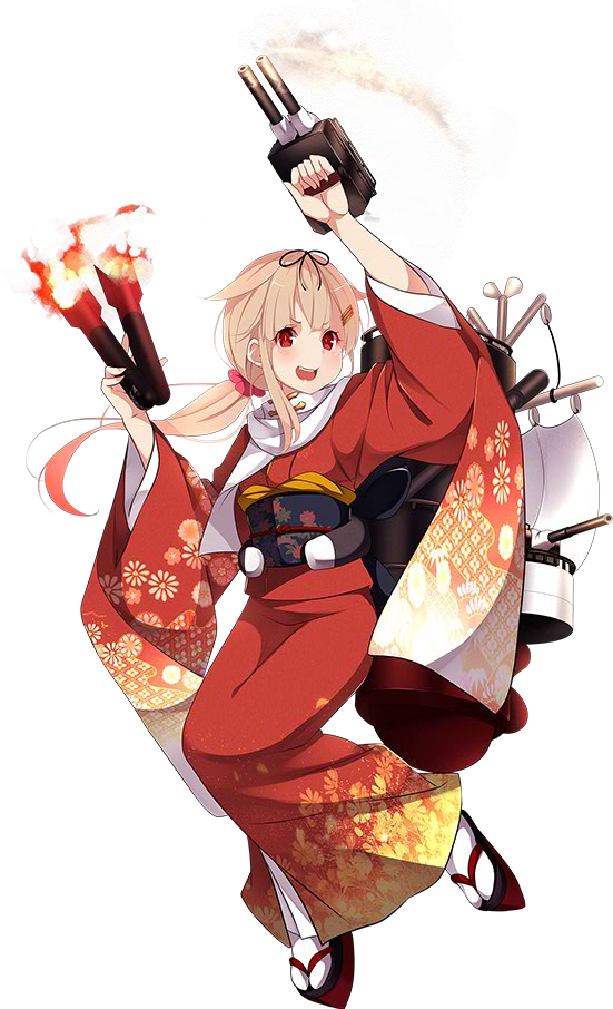 夕立改二 正月ver Png画像 可愛い 艦これ 艦隊これくしょん Mmm