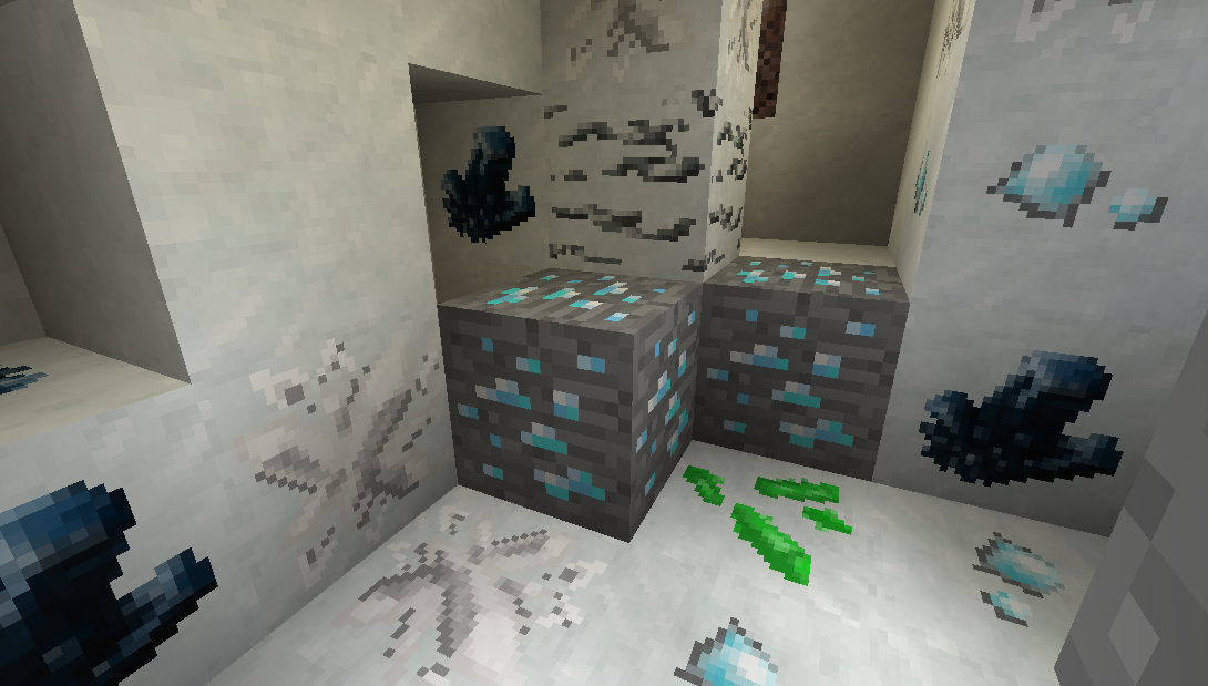 初めてミルりました 石の薬研にて鉱石を粉末にクラフト こころクラフターゆりのマイクラ日記