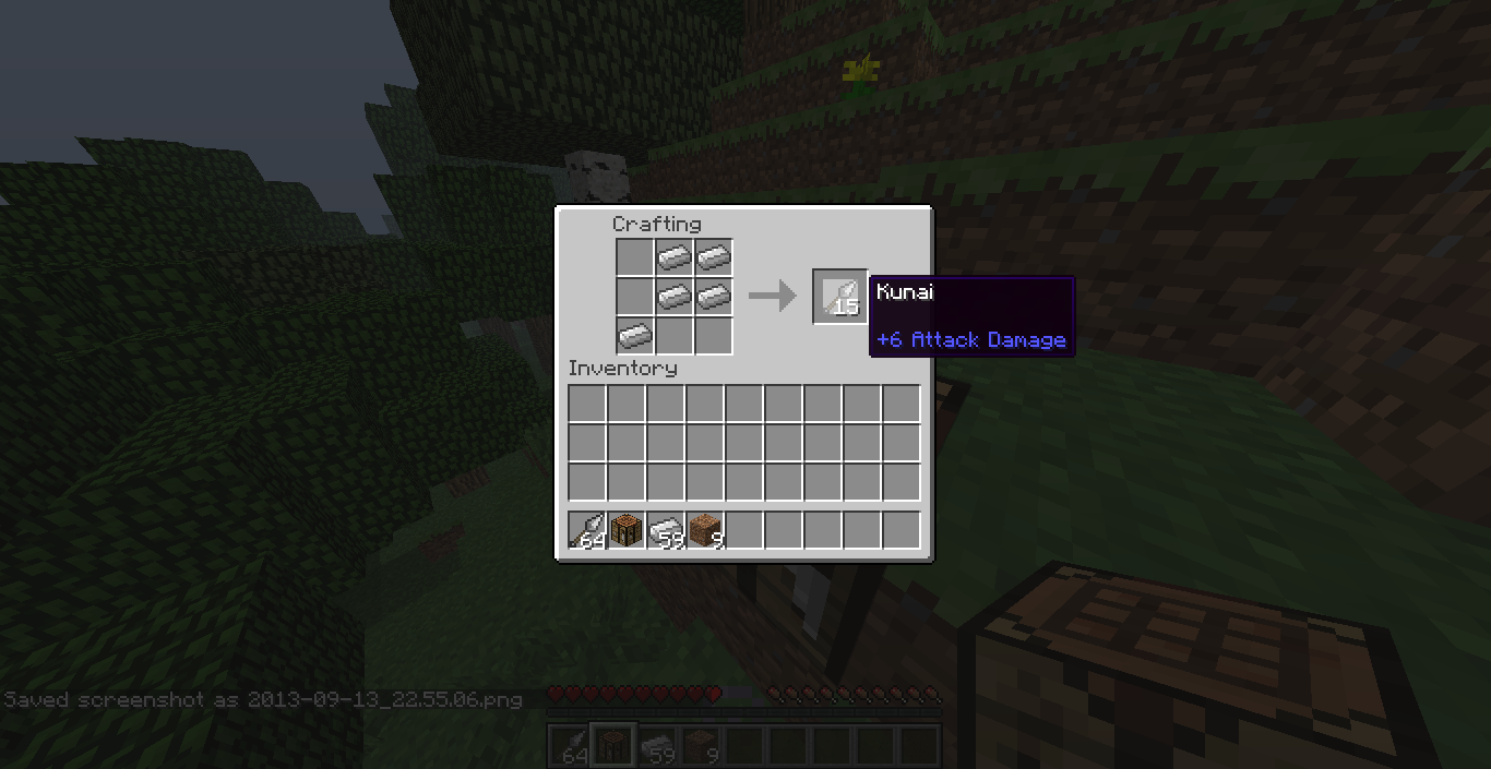 Minecraft1 6 2mod紹介 忍者になりきり 忍mod Minecrafterのマイクラ日誌 Minecraft1 6 2mod紹介 忍者になりきり 忍mod Minecrafterのマイクラ日誌