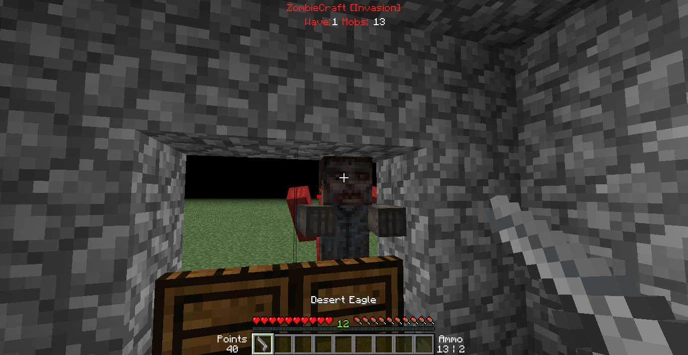 Minecraft1 6 2mod紹介 マインクラフトで某fpsゲームのゾンビモード みたいなの をプレイ Zombiecraft Minecrafterのマイクラ日誌