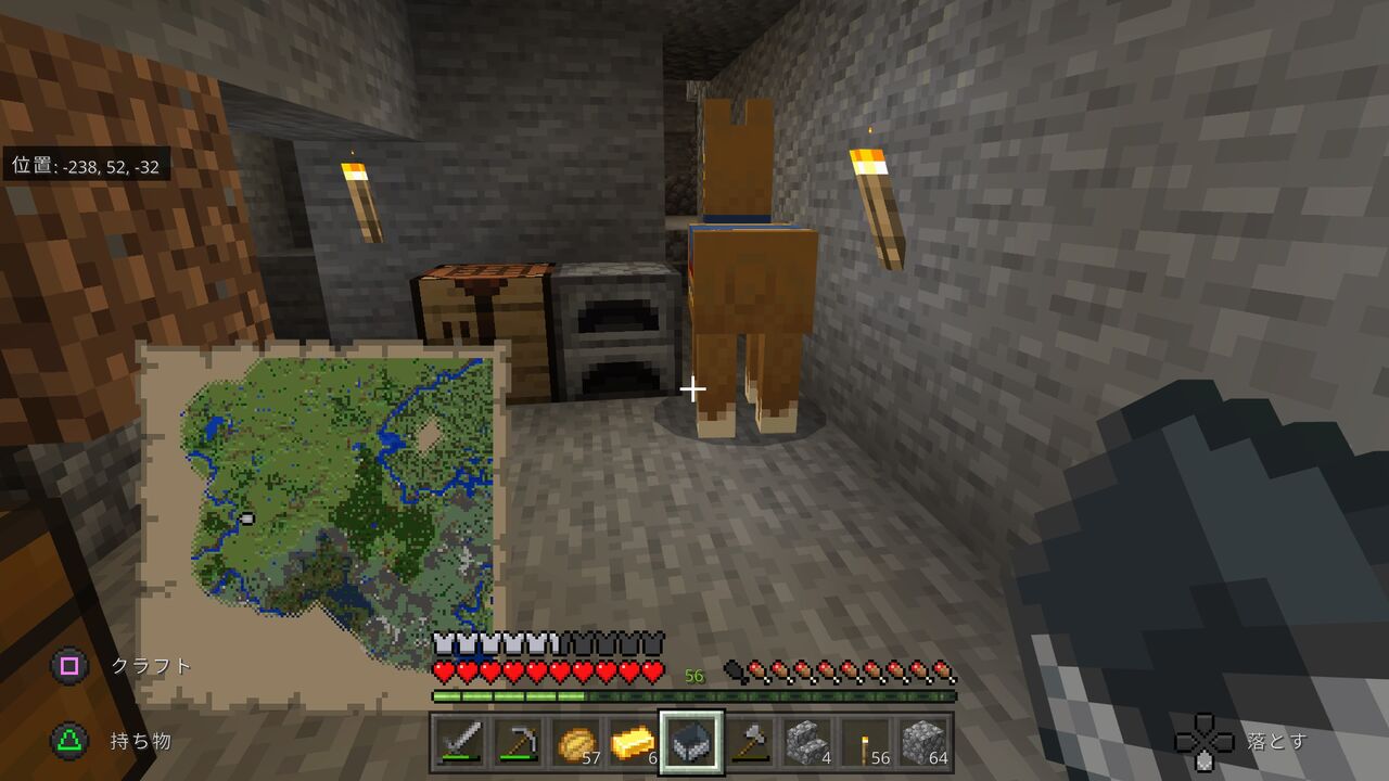 穴掘り再開 Ps4でゆるゆるマイクラ その36 マインクラフトをゆったり楽しむブログ