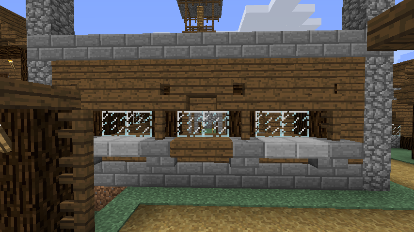 タイガの中に村を作る 8 役場 Minecraft 世界ゆったり街歩き