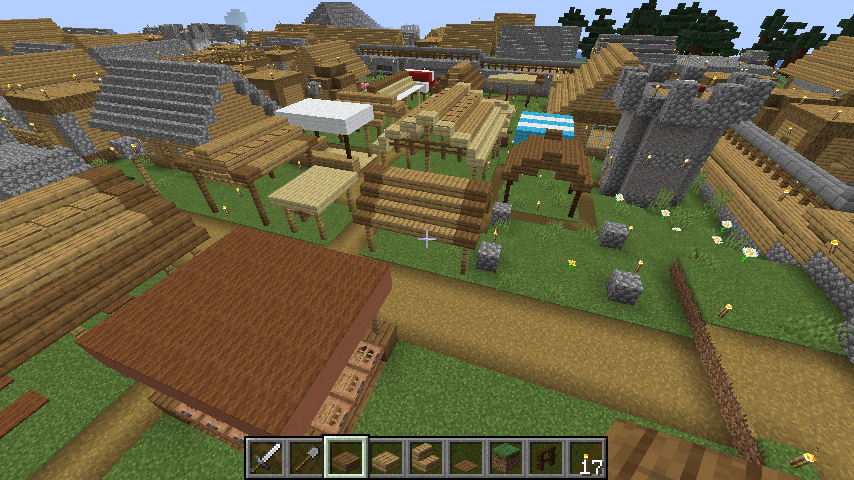 大塘改造 1 市場 Minecraft 世界ゆったり街歩き