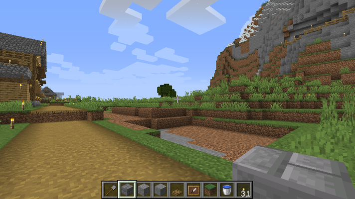 港の近くに売店を移設 Minecraft 世界ゆったり街歩き