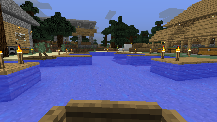 松端港 Minecraft 世界ゆったり街歩き