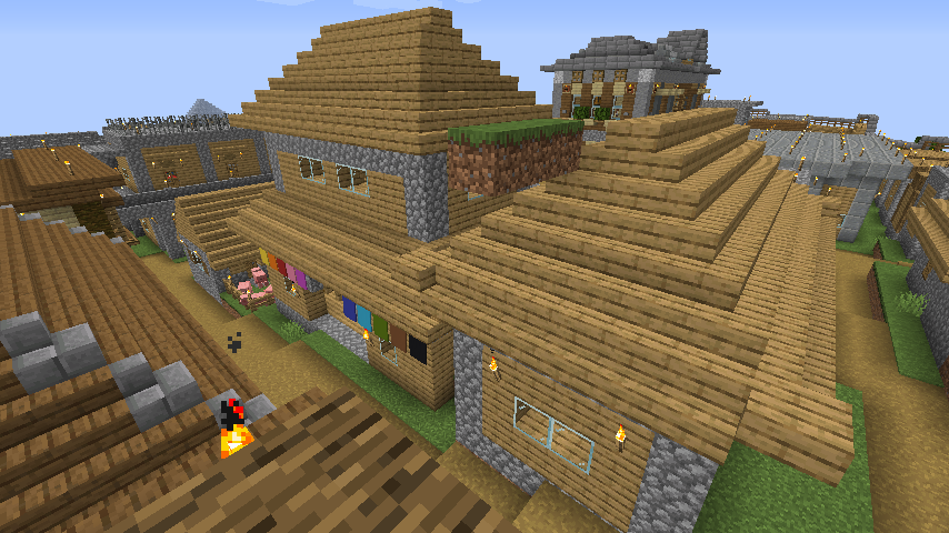 大塘改造 オークション場を作る A 1 Minecraft 世界ゆったり街歩き