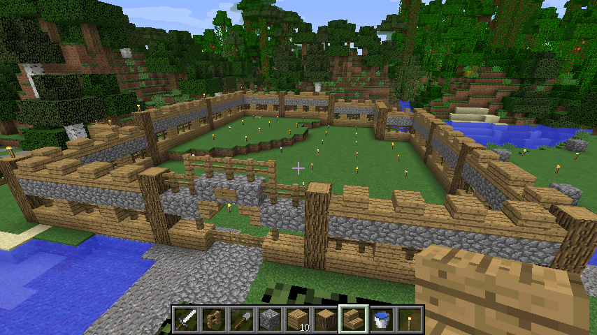 植林場を作る 2 Minecraft 世界ゆったり街歩き
