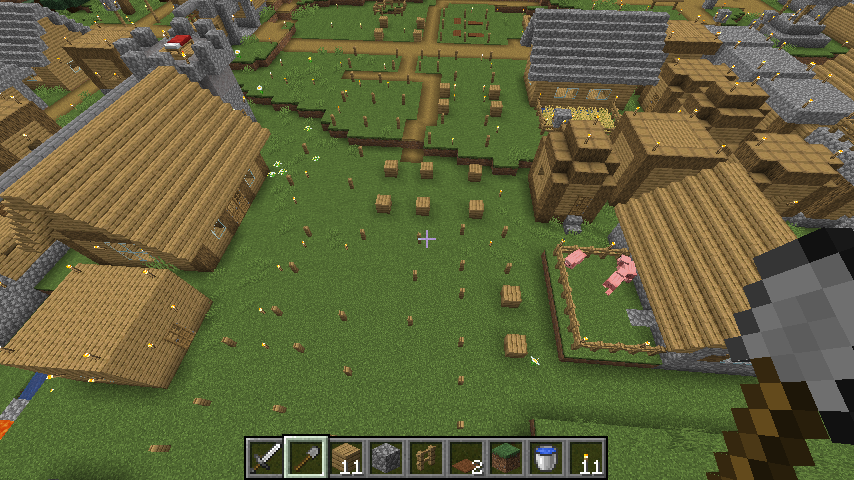 大塘改造 1 市場 Minecraft 世界ゆったり街歩き