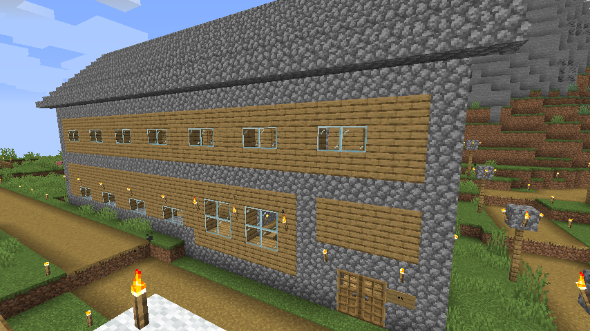 港の近くに売店を移設 Minecraft 世界ゆったり街歩き