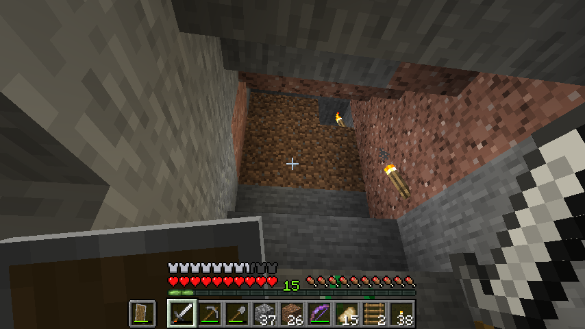 洞窟の奥地へ Minecraft 世界ゆったり街歩き