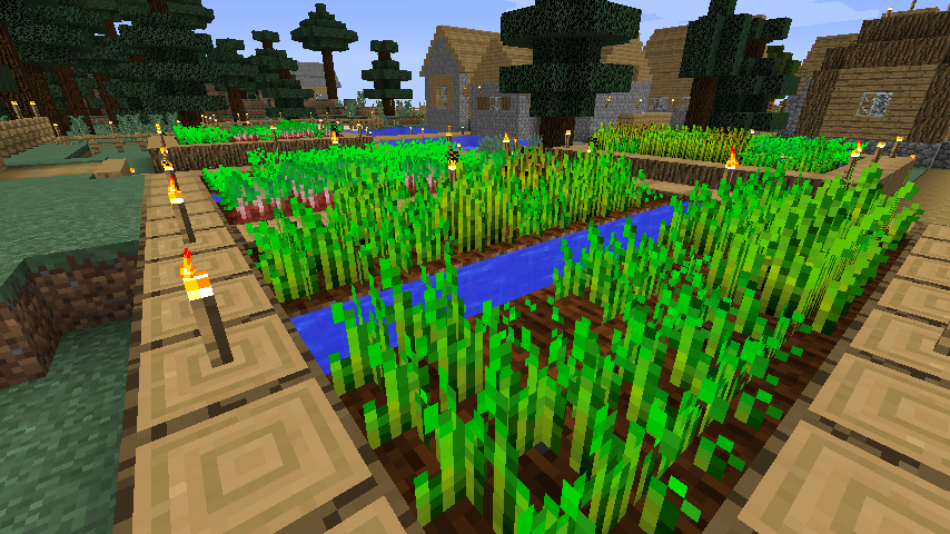 松端村 Minecraft 世界ゆったり街歩き