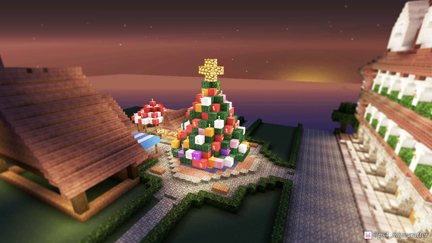 マイクラでクリスマスツリーを作ってみる のはずだった Ps4版のマインクラフトを 初心者が一から色々やってみた記録