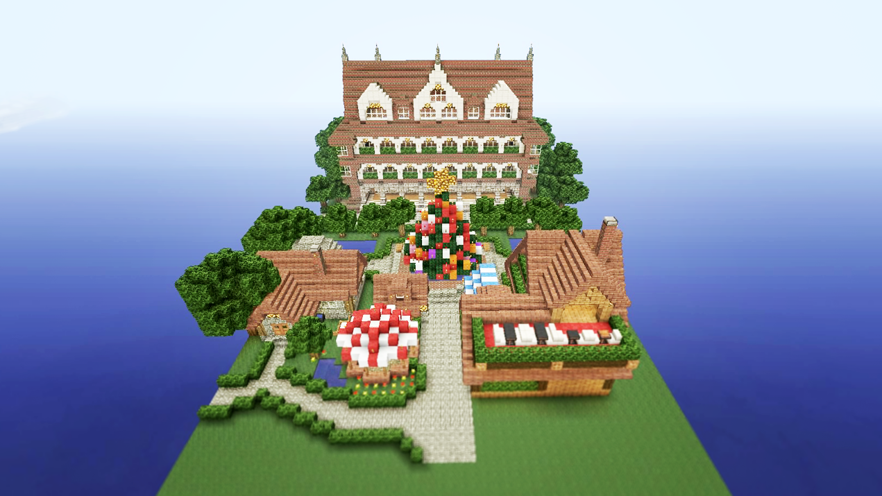 マイクラでクリスマスツリーを作ってみる のはずだった Ps4版のマインクラフトを 初心者が一から色々やってみた記録