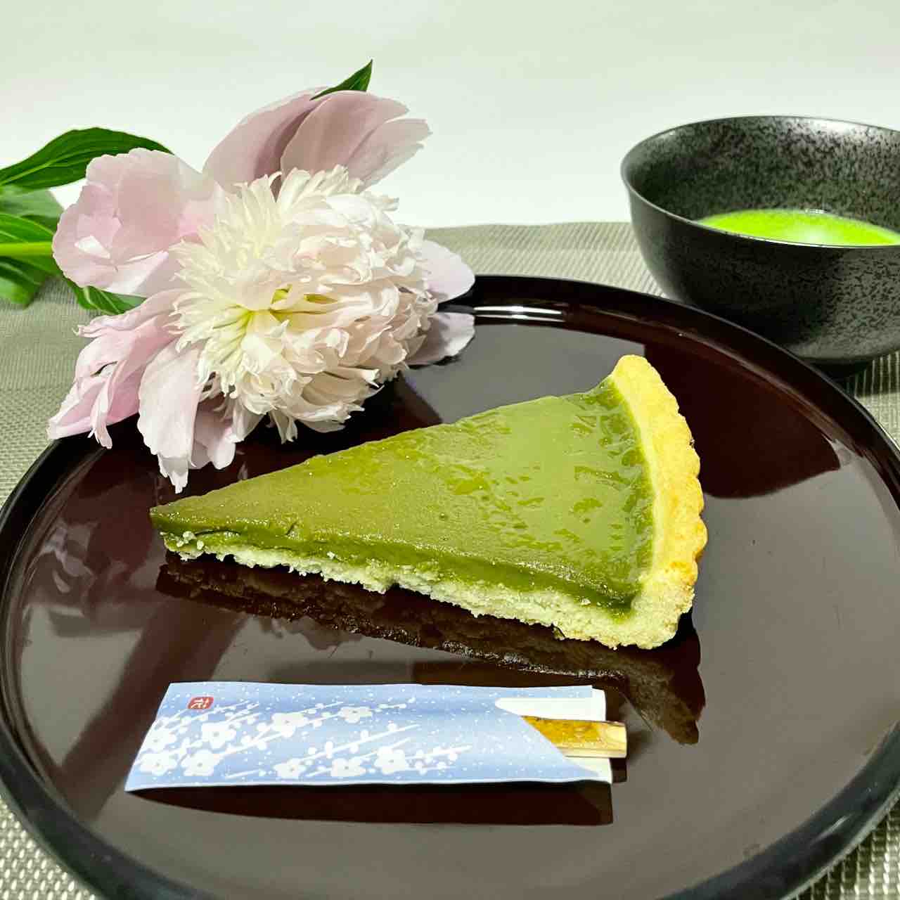シナボン天神地下街店 本日のお抹茶のお供は 抹茶タルト Nagatakのブログ