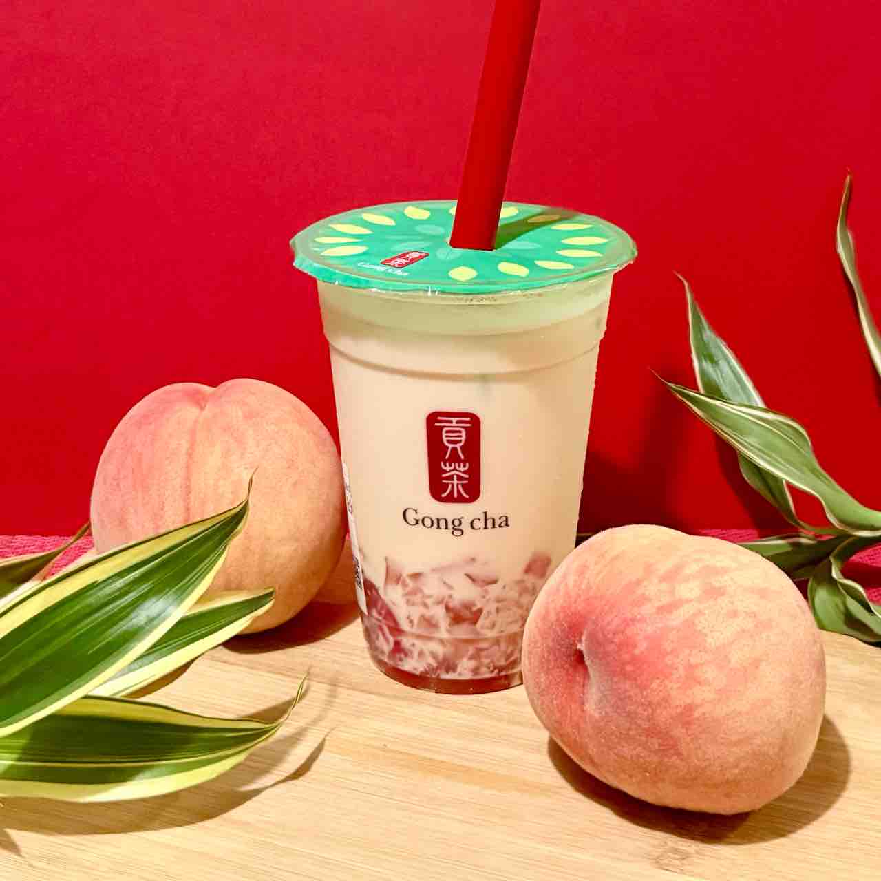 【Gong cha(ゴンチャ)】今日のオヤツは、本日先行販売「ドリーミー ピーチ ミルクティー」 : nagatakのブログ