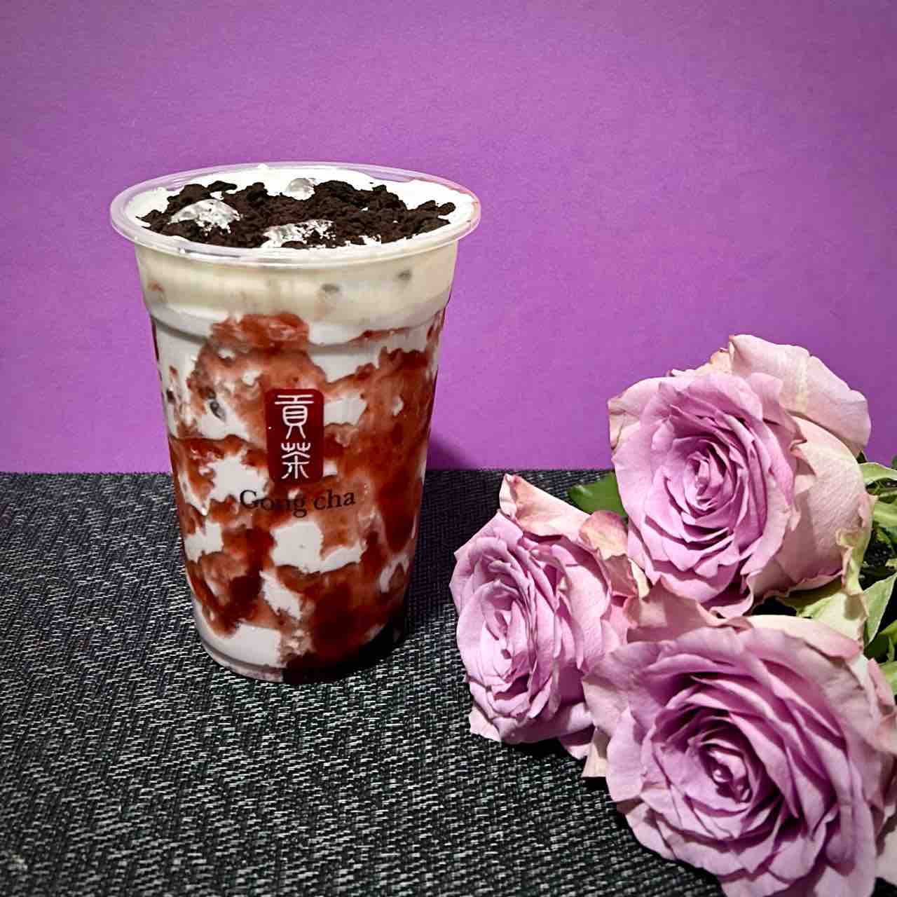 【Gong cha(ゴンチャ)】今日のオヤツは、新発売「マジックタロウィンパーティーミルク」 nagatakのブログ