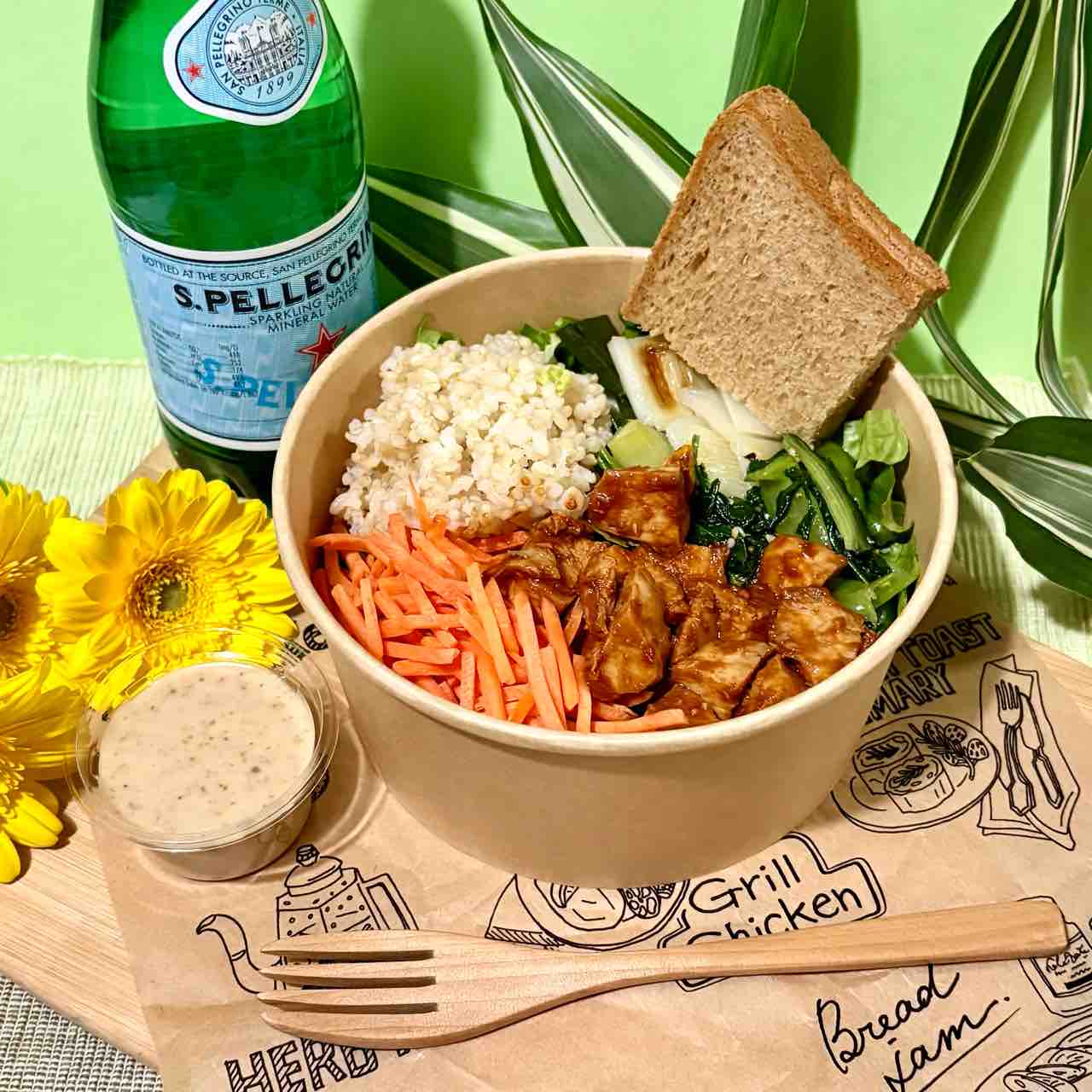 食レポ】冬のサラダは With Green で決まり！新作「うま辛味噌チキンと