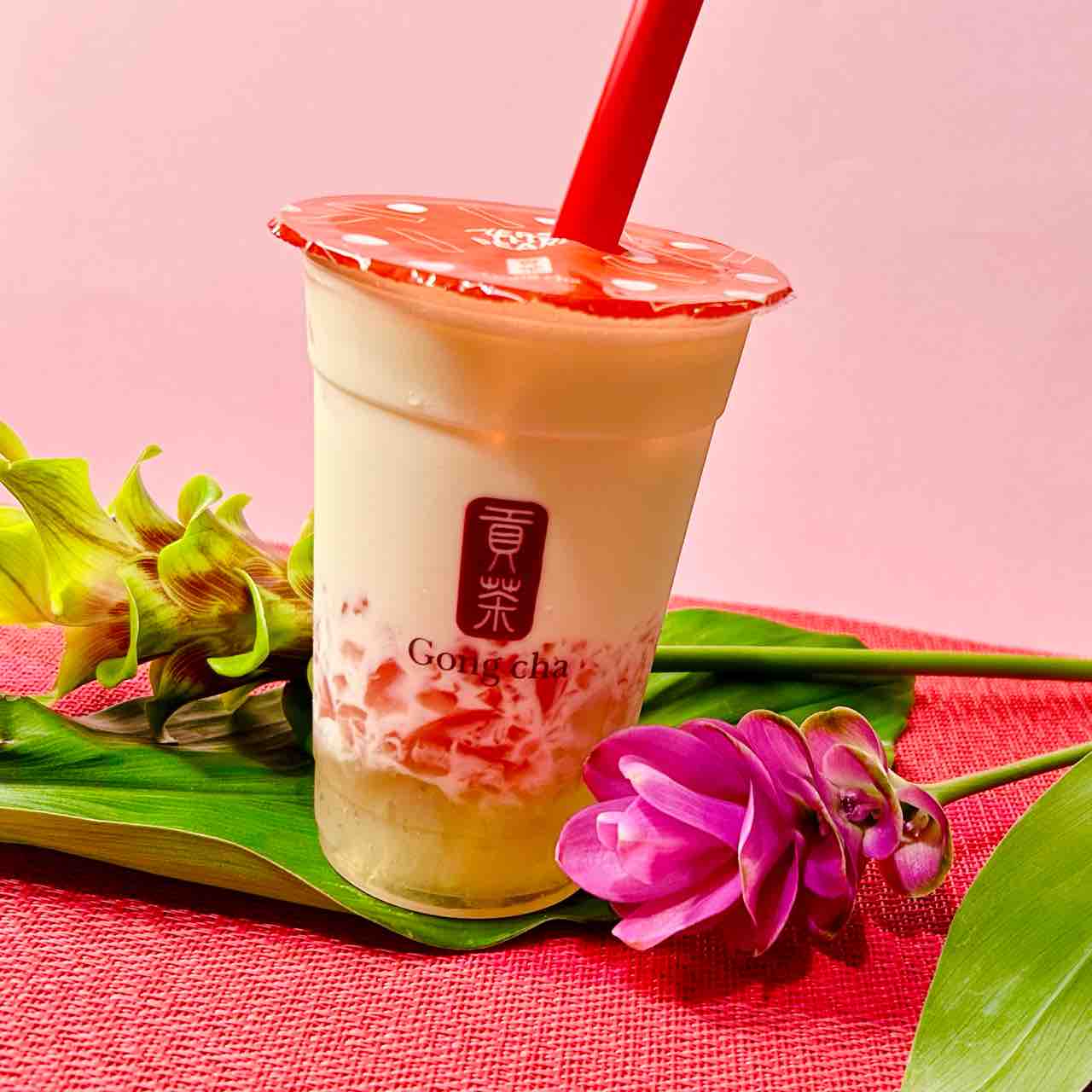 【Gong cha ゴンチャ】今日のオヤツは、本日発売「ぎゅぎゅっとピーチ ミルクティー」 : nagatakのブログ