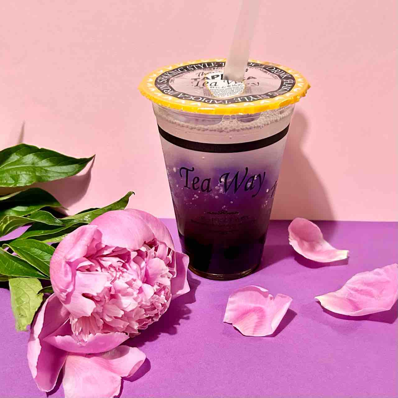 【Tea Way（ティーウェイ）】今日のオヤツは、本日発売「タピシュワ スッキリあじさいレモンスカッシュ」 : nagatakのブログ