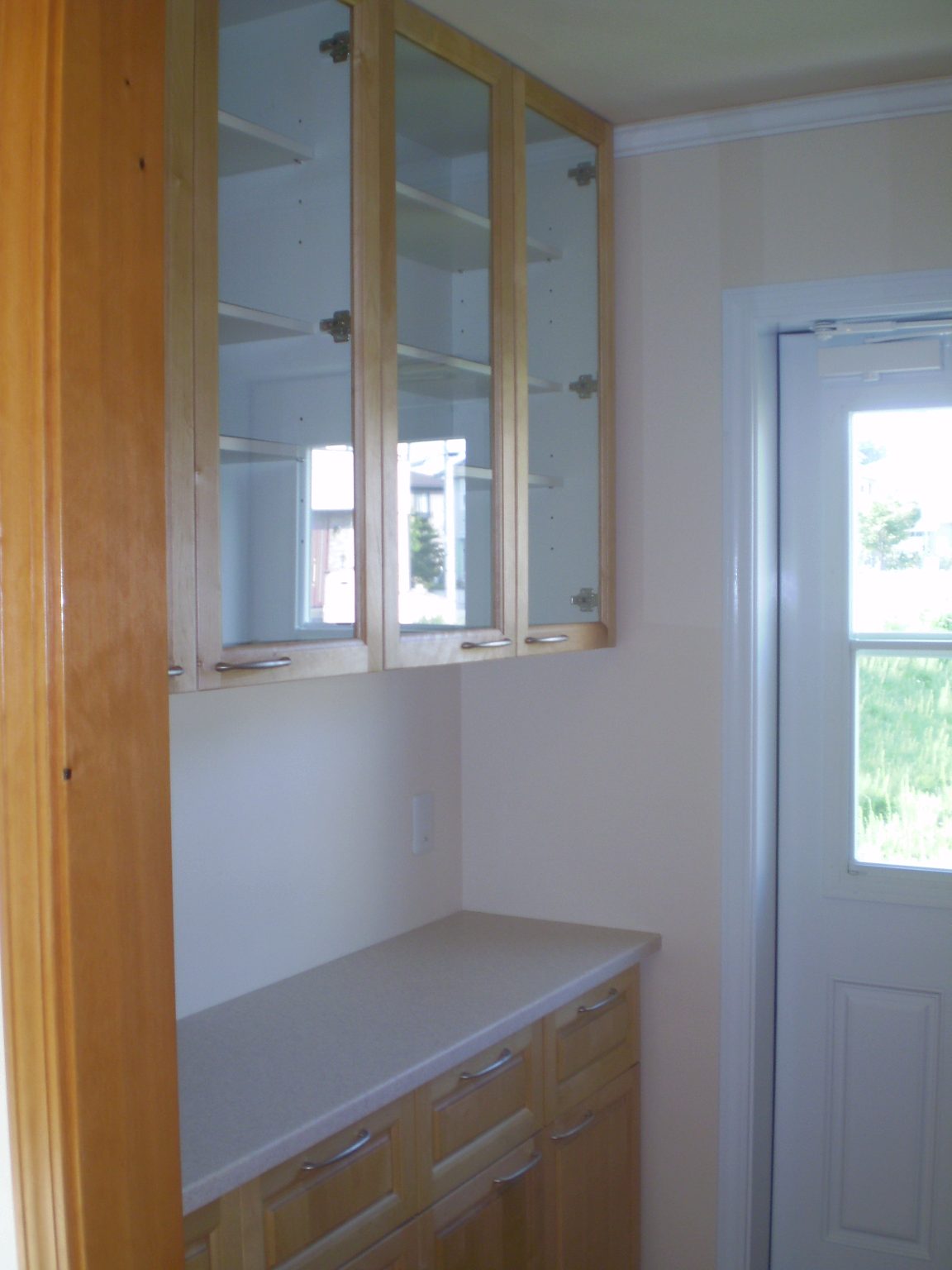 家事室 輸入住宅施工現場 今日はここまでできました