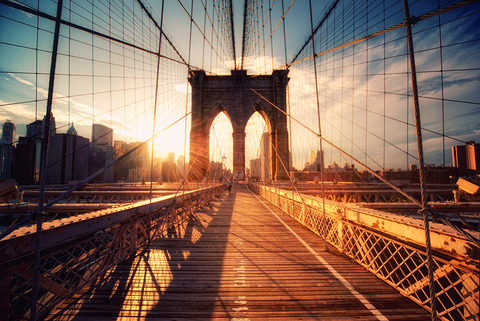 Brooklyn-Bridge-sunset