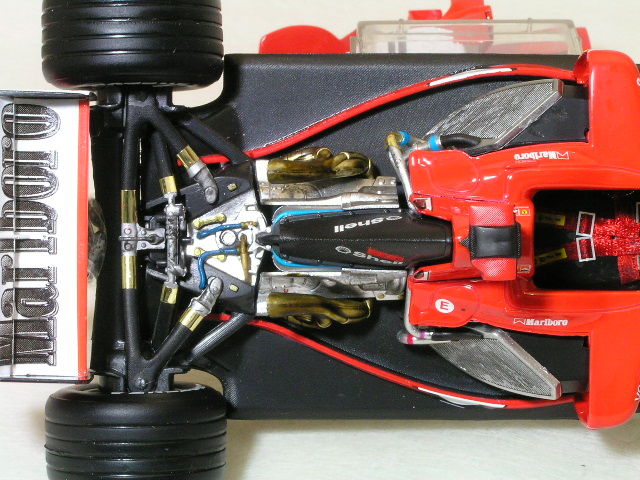 蔵出し 絶版 ミニッツ F1 フェラーリ 白っぽ F2004 Ferrari