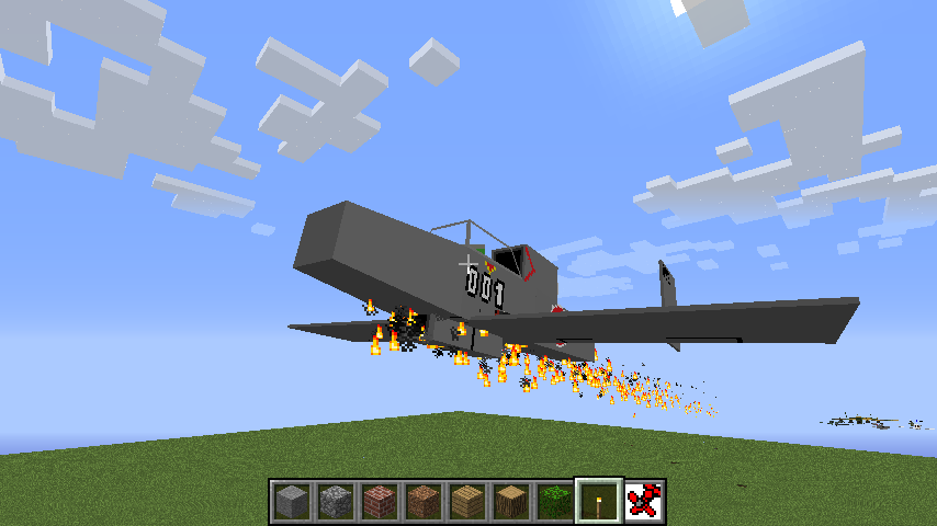 自作飛行機が炎上するようになったｗ Extrazero8のマイクラブログ