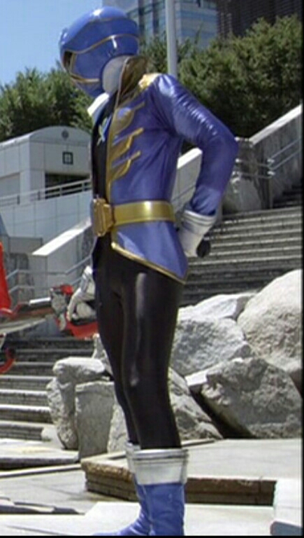 戦隊ヒーローの汗だく1 ゴーカイブルー 戦隊ヒーローの