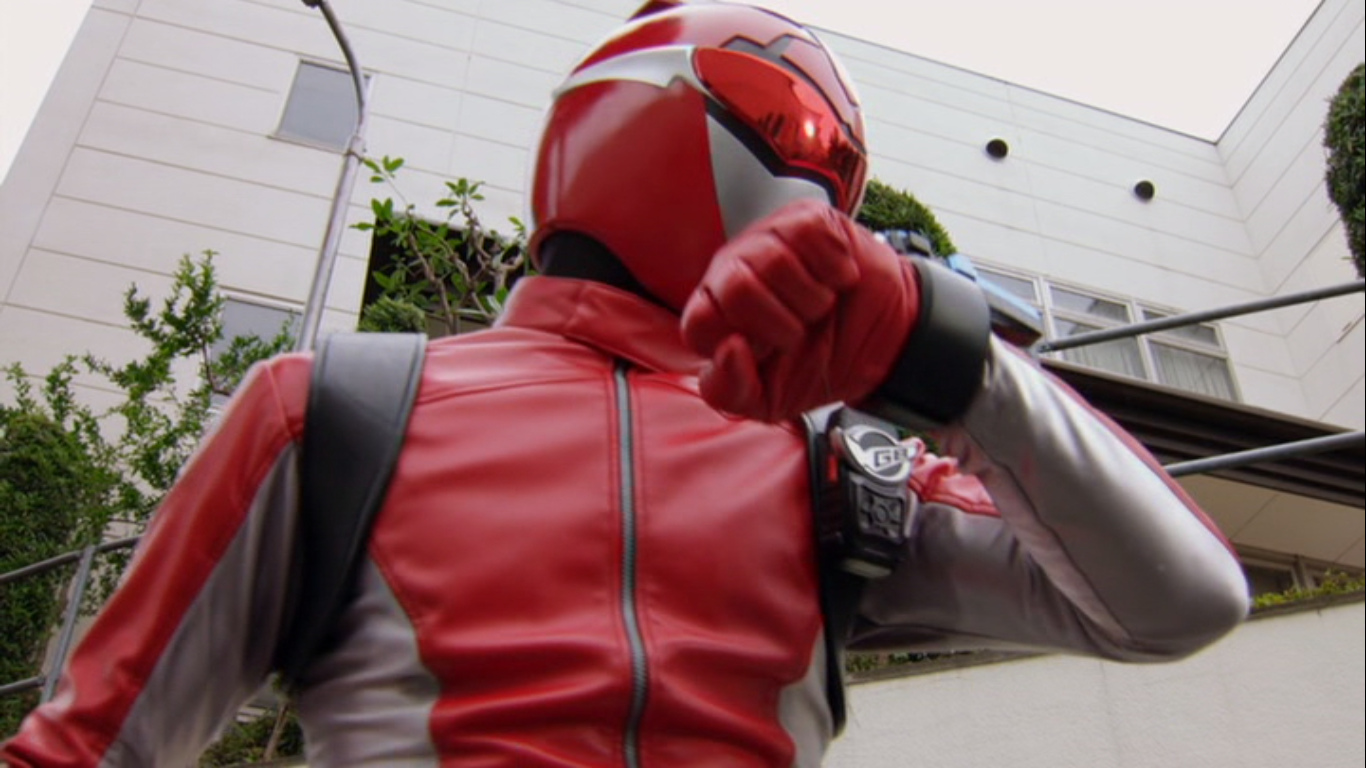 希少】ゴーバスターズ レッドバスター 1/1面 観賞用 スーパー戦隊