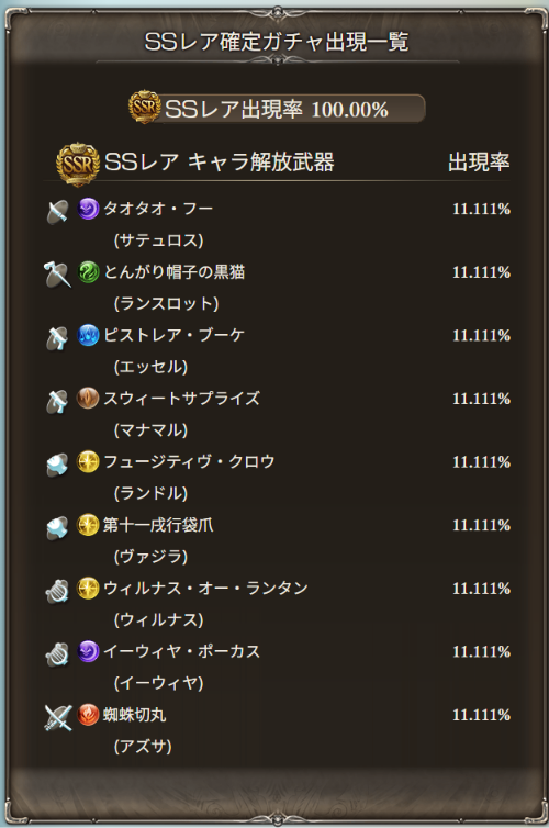 【グラブル】ハロウィン闇鍋フェス＆スタレ開催中雑談、先日追加のアズサなども対象の恒例スタレ
