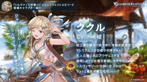 グラブル ダンおじさんとククルが公式twitterにて紹介 水着シルヴァのフェイトエピにて二人が銃工房イベ以来の登場 ミニゴブ速報 グラブル まとめ グラブル ダンおじさんとククルが公式twitterにて紹介 水着シルヴァのフェイトエピにて二人が銃工房イベ以来の登場 ミニゴブ速報 グラブル まとめ