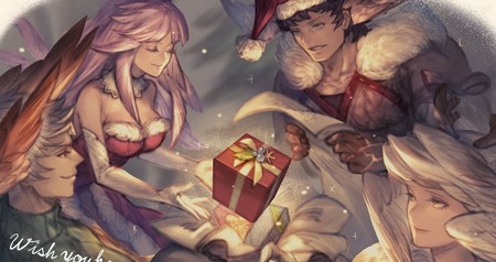 グラブル 12 24はクリスマスイブ 聖夜の四大天司たちのイラストが公開 スマホアプリ攻略まとめアンテナ