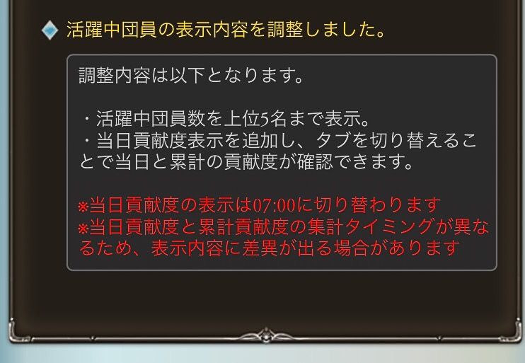 グラブル 9月古戦場より団員の当日貢献度が表示に 累計と別に確認でき人数も上位5名まで拡大 ミニゴブ速報 グラブルまとめ