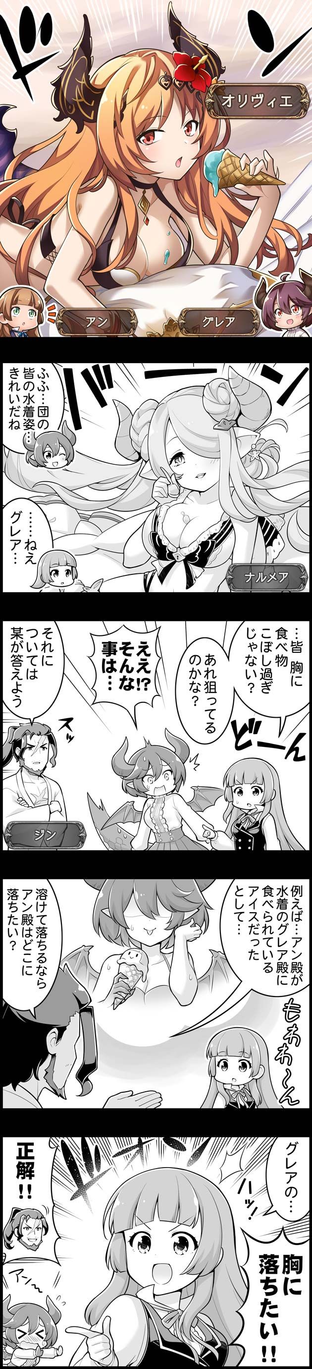 グラブル るっ 1112話 食べ物を胸にこぼす水着キャラ勢の謎 ミニゴブ速報 グラブルまとめ グラブル るっ 1112話 食べ物を胸にこぼす水着キャラ勢の謎 ミニゴブ速報 グラブルまとめ
