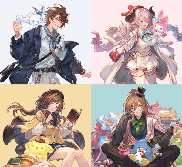 【グラブル】サンリオキャラとのコラボイラストが先行公開!「グラブルフェス2026」公式サイトが本日更新